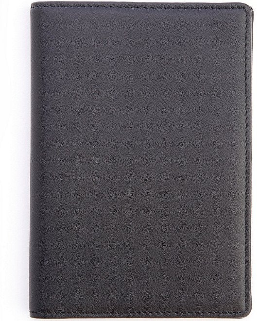 Leather Plain Passport Jacket