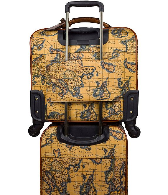European Map Soft Side Collection 18 Underseat Spinner