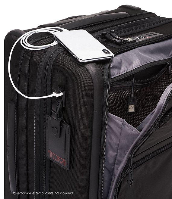 Alpha 3 Continental Expandable 4 Wheeled Spinner Carry-On