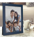 Malden Blue Linear Tabletop & Wall Picture Frame