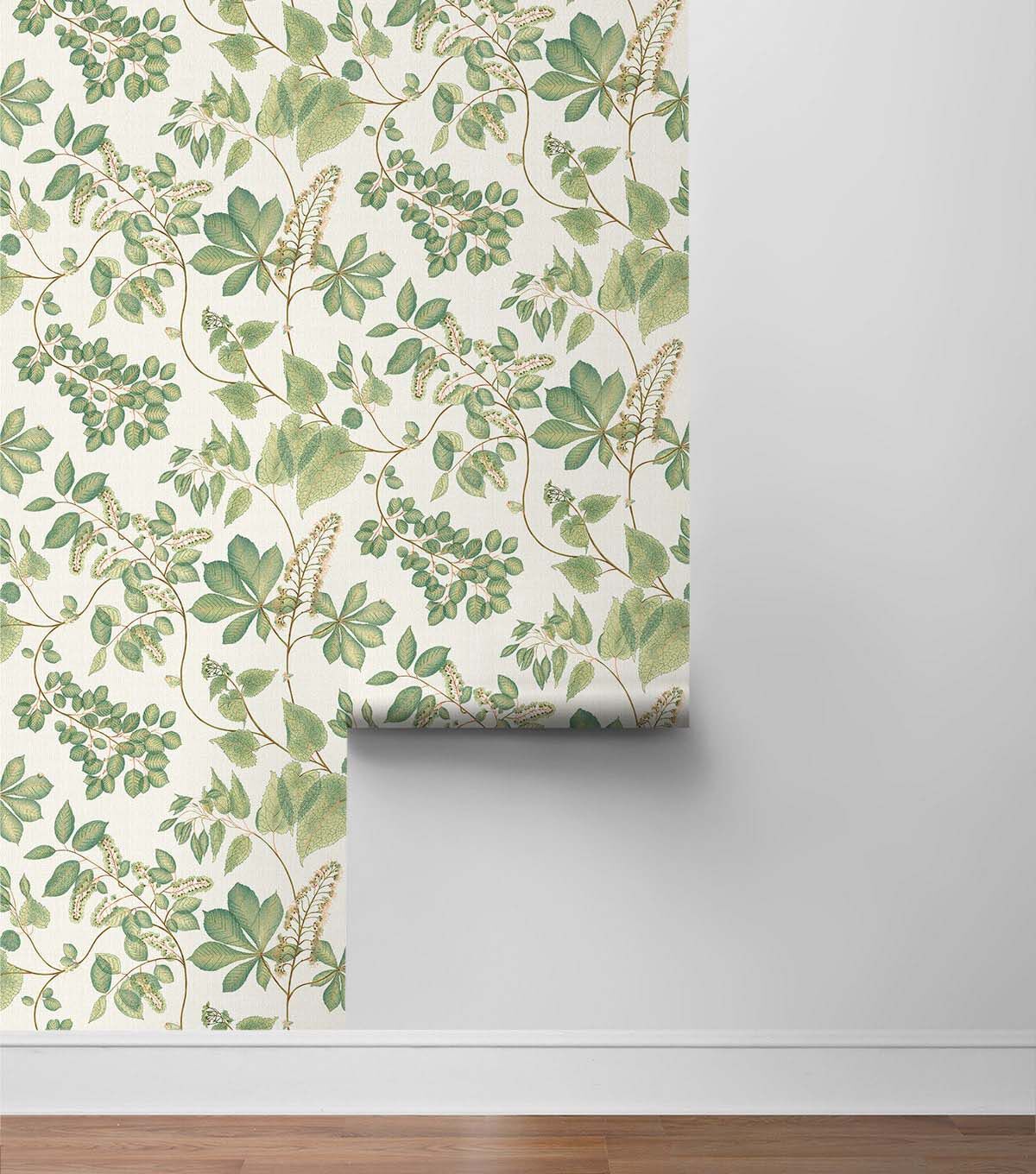 Surface Style 20.5' x 18' Olive Arboretum Botanical Peel & Stick Wallpaper