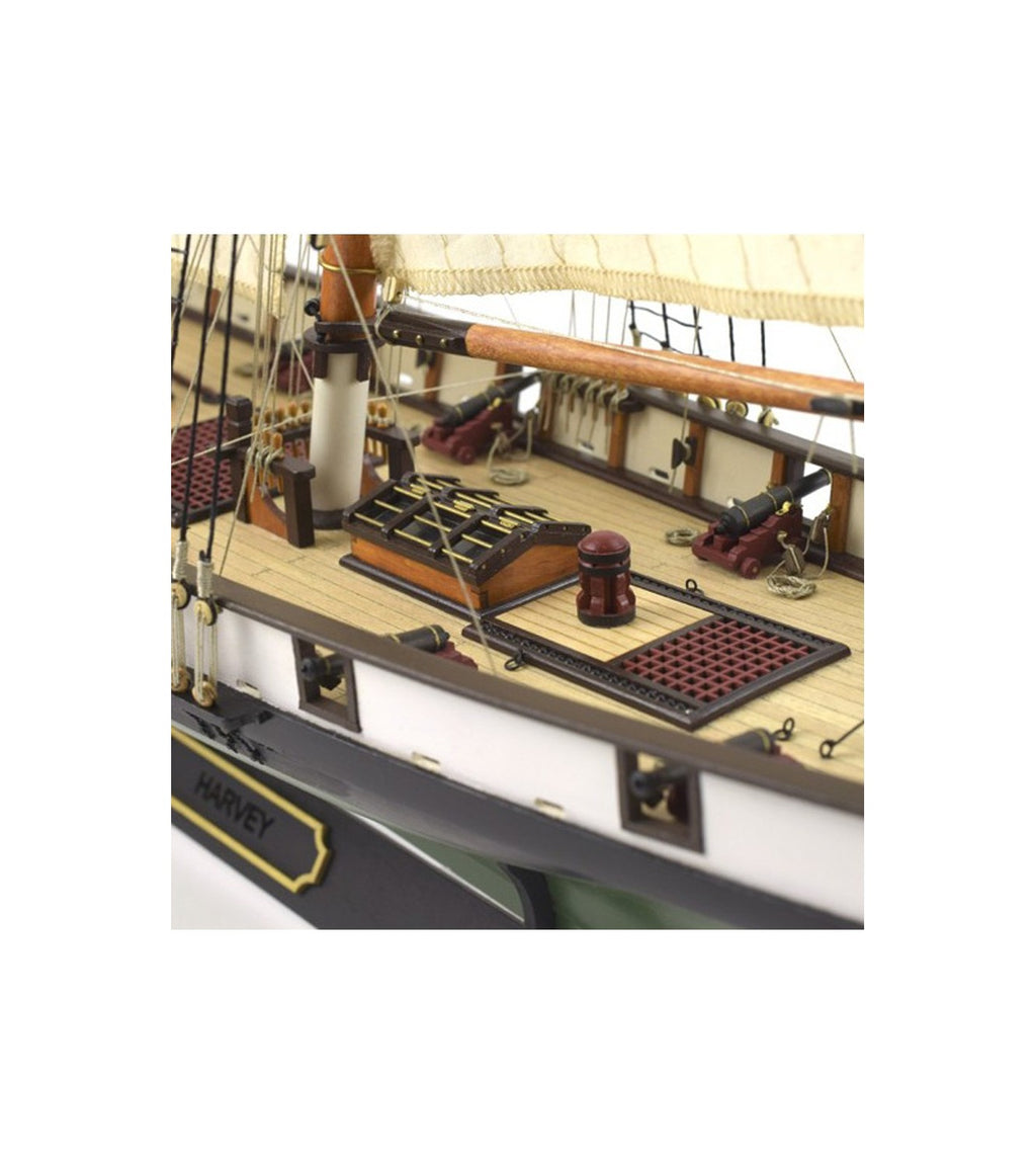 American Schooner Harvey 1:60. Wooden Model Ship Kit
