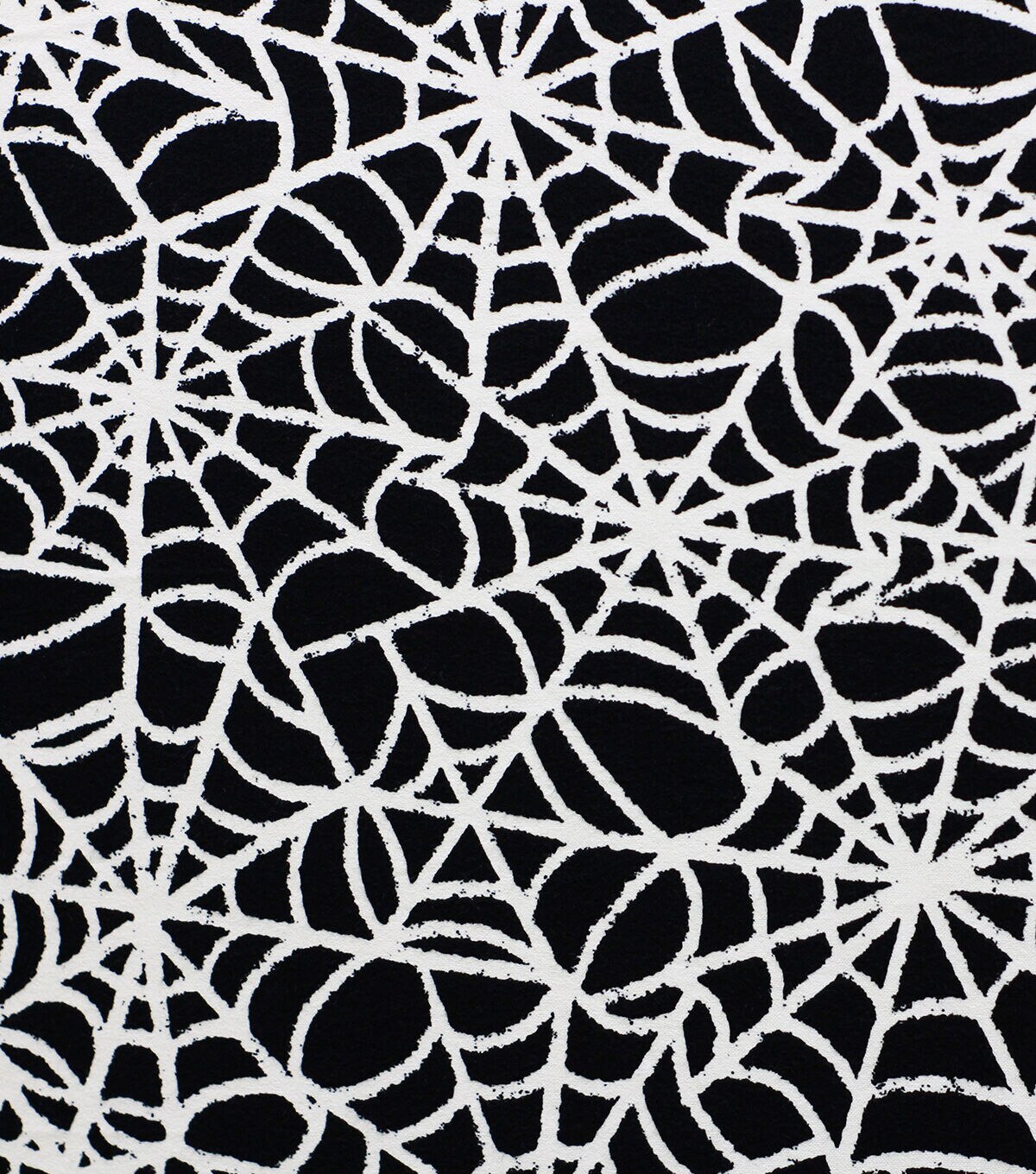 Spiderweb Glow in The Dark Super Snuggle Flannel Fabric