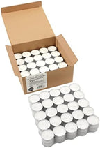 Stonebriar Unscented Long Burning White Tealight Candles, Bulk Pack, 6-7 Hour Burn Time, Smokeless Tealights for Parties, Weddings, Home, 100 Count