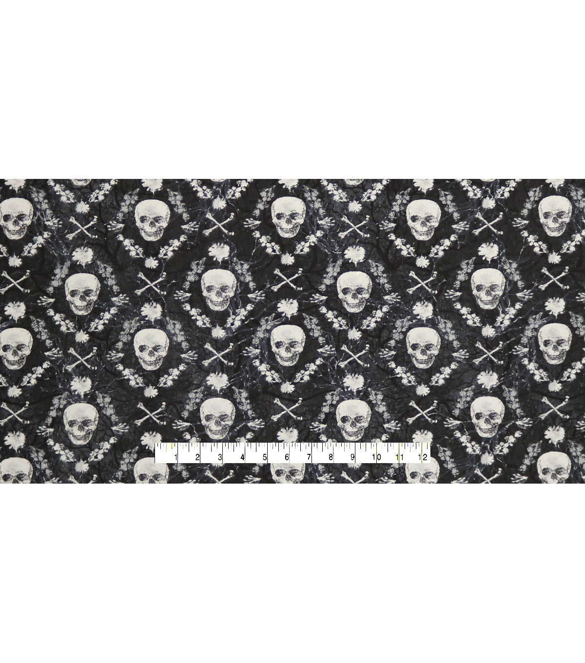 Skulls Halloween Super Snuggle Flannel Fabric