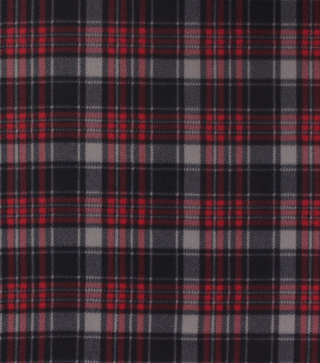 Brad Plaid Blizzard Fleece Fabric