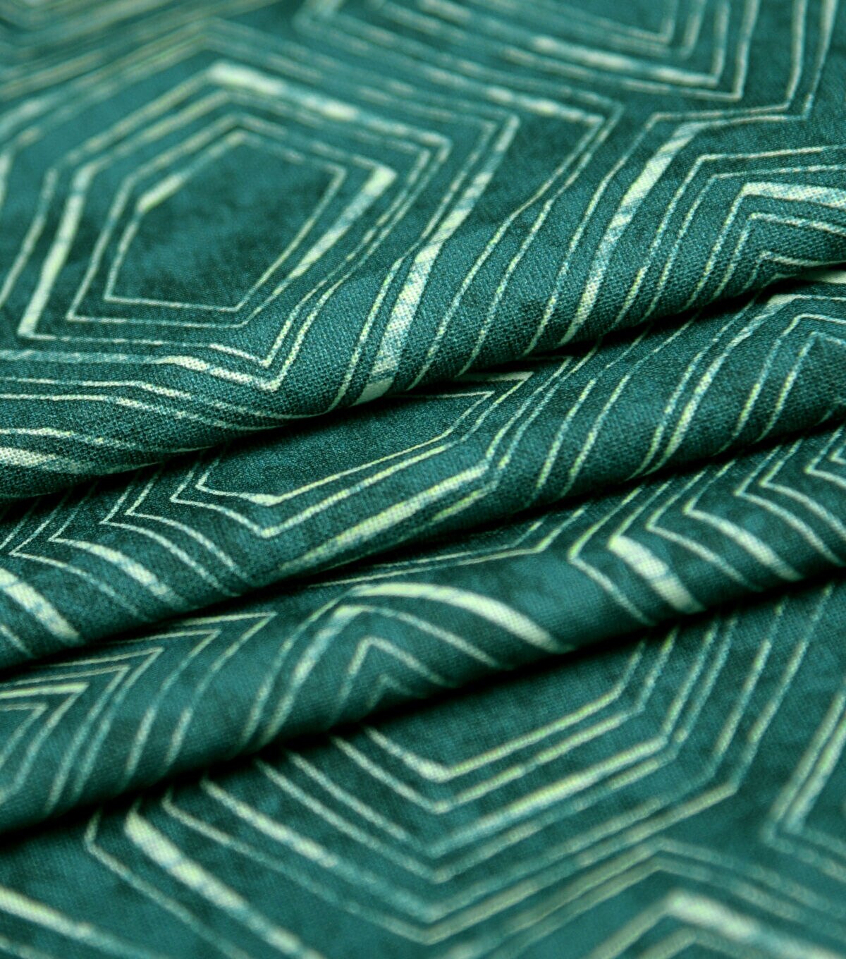 Teal Naturverse Textured Geometric Quilt Cotton Fabric by Keepsake Calico
