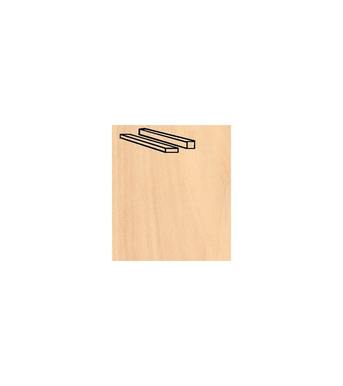 Birch Strips Pack 1.5 x 6 x 914 mm (25 Pcs.)
