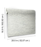 York Wallcoverings Wallpaper Grey Grasscloth