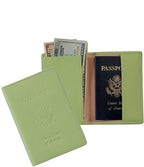 RFID Blocking Black Lettered Passport Case