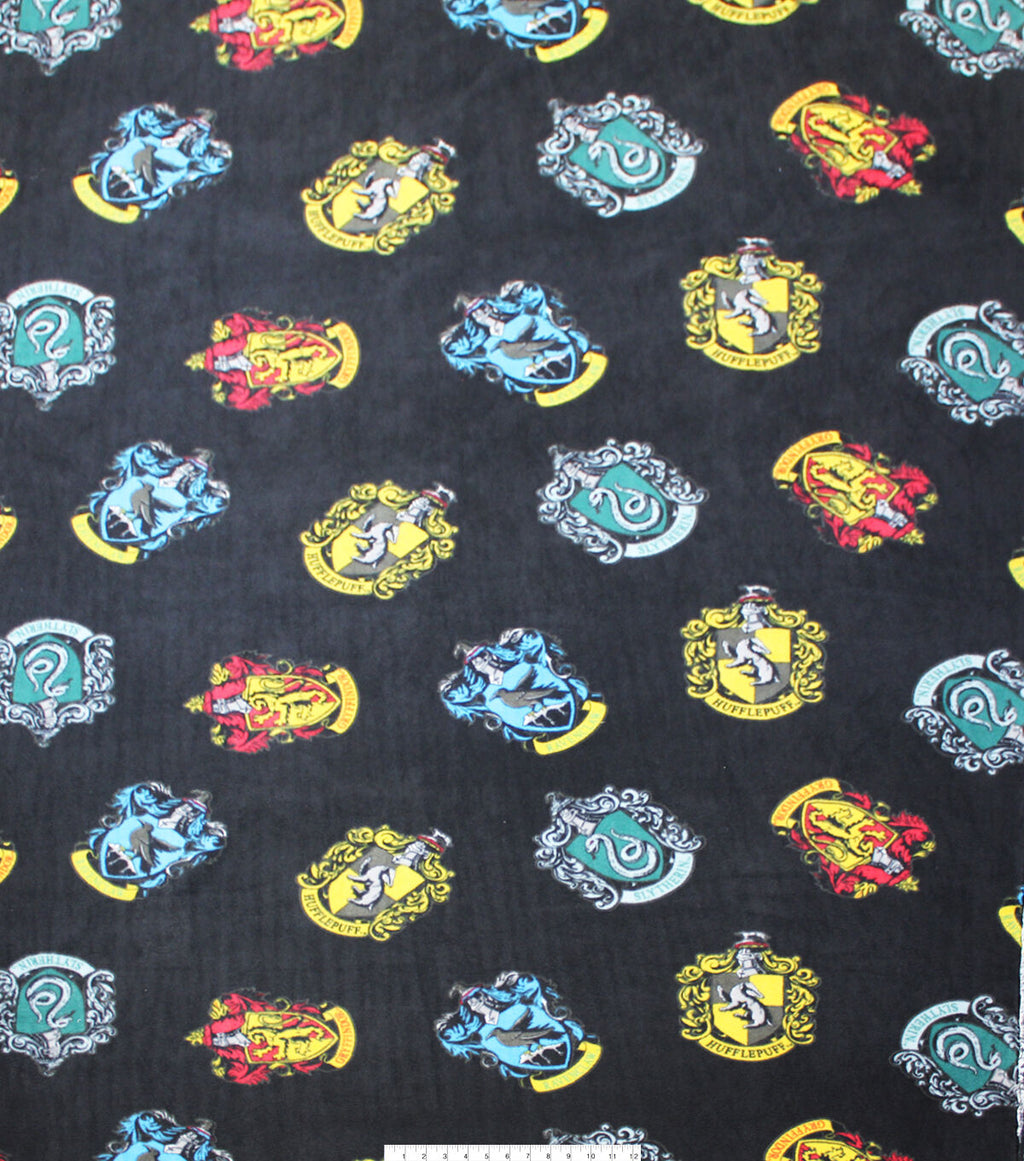 Harry Potter Fleece Fabric 58 Houses