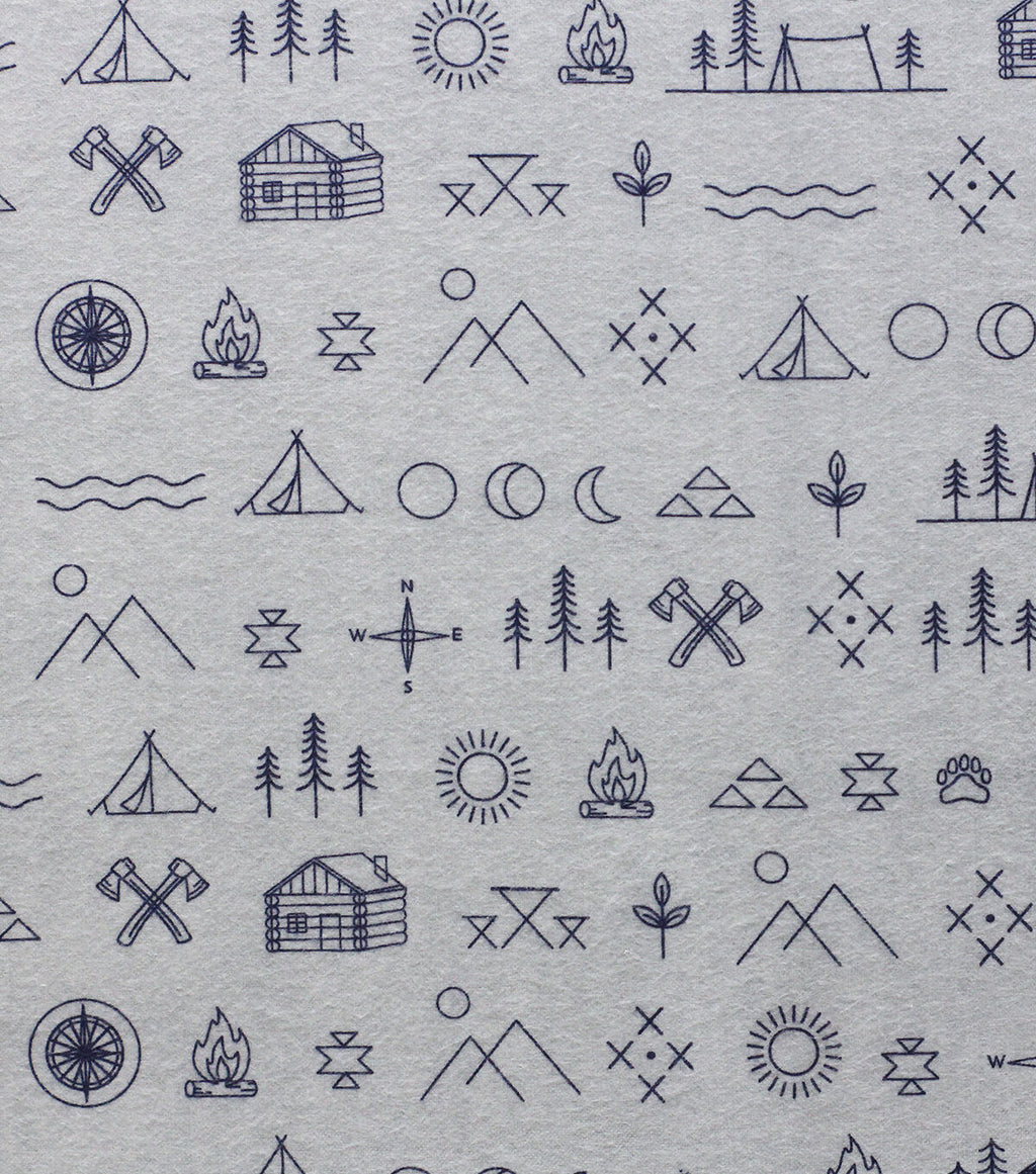 Symbols Super Snuggle Flannel Fabric