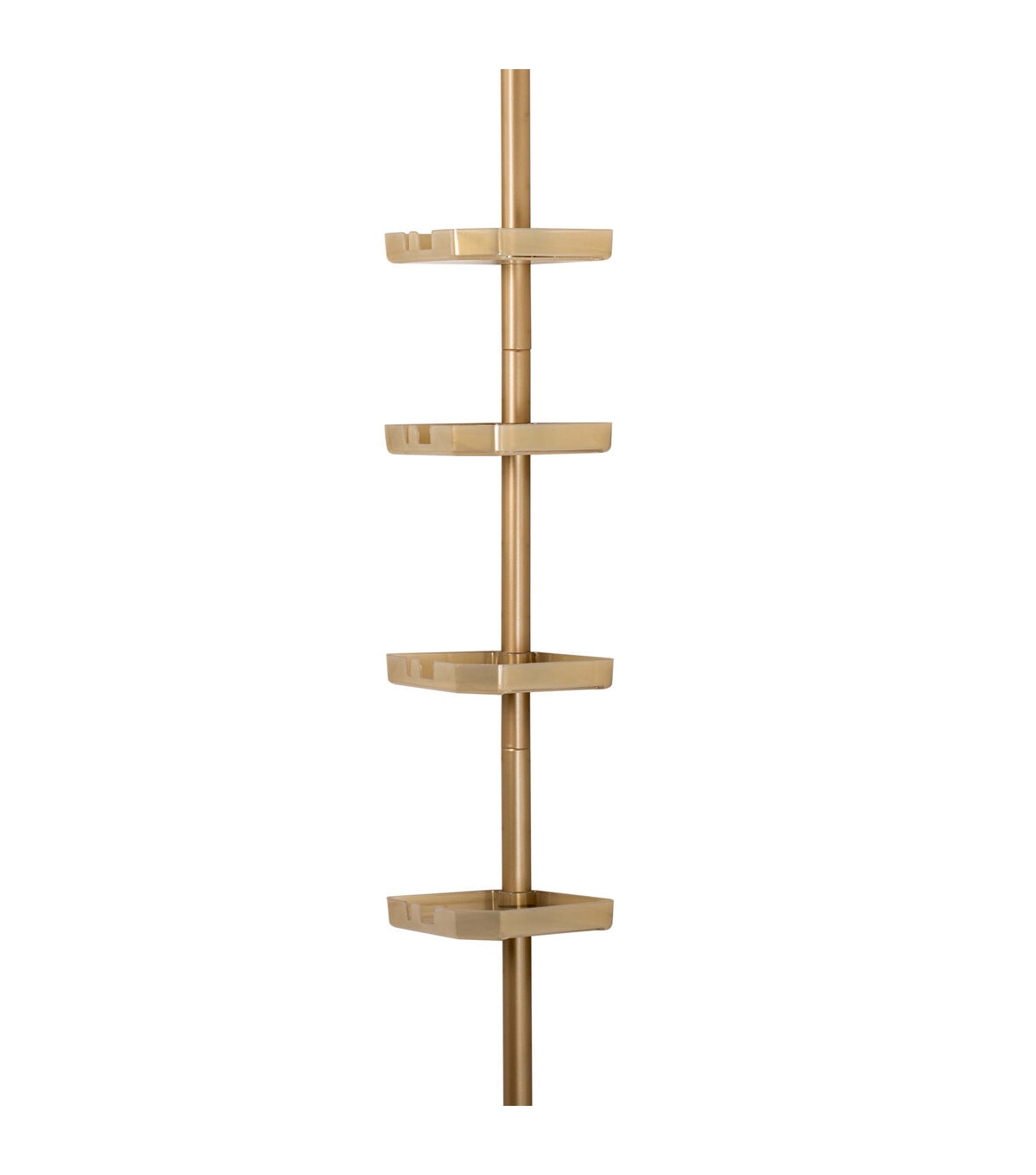 Bath Bliss Adjustable 4 Tier Tension Corner Shower Caddy
