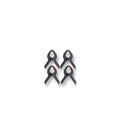 Set 4 Mini Fastening Pliers 3.54" (90 mm)