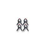 Set 4 Mini Fastening Pliers 3.54" (90 mm)
