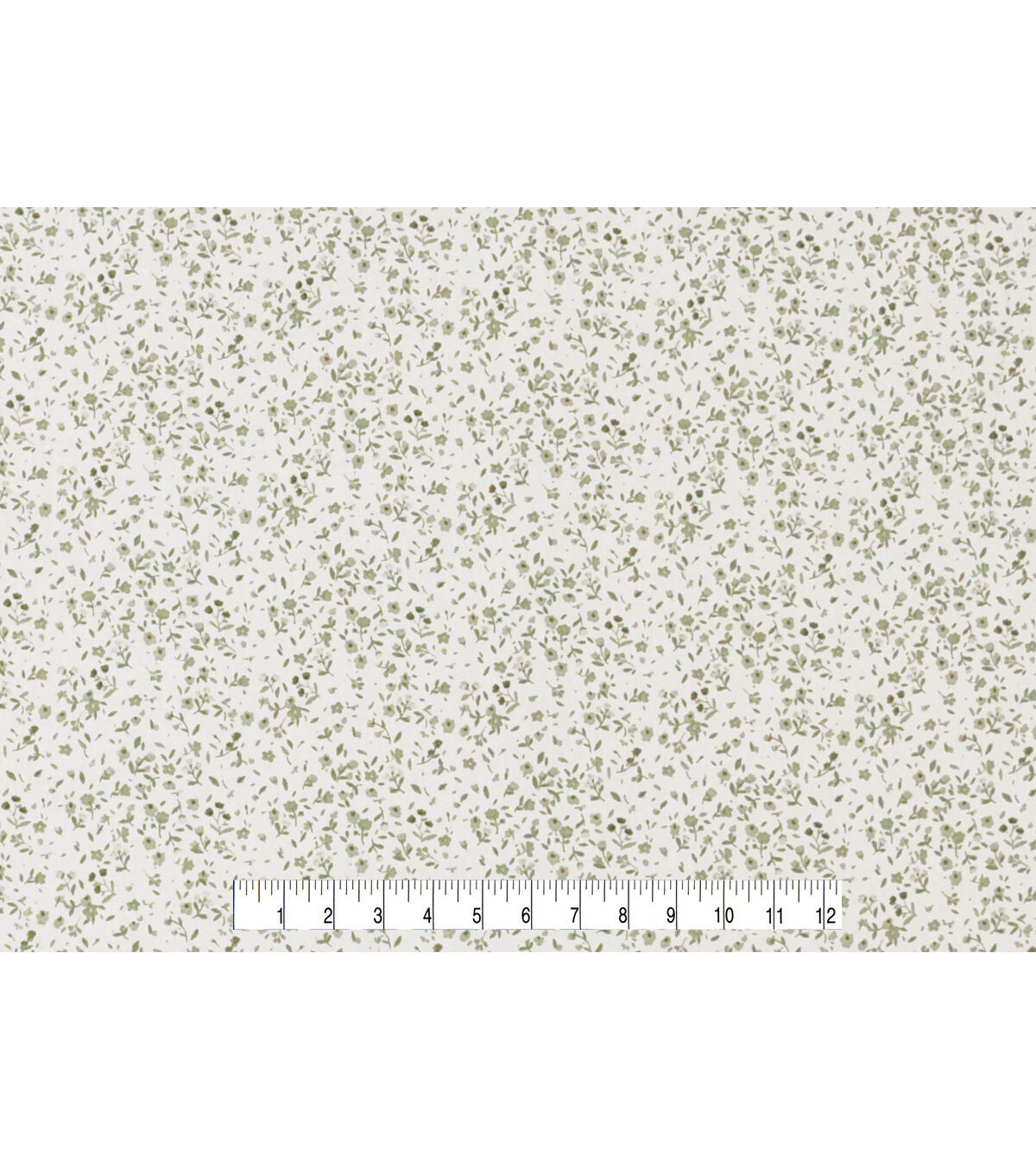 Sage Floral Quilt Cotton Fabric by Keepsake Calico