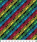 Harry Potter Cotton Fabric House Stripe