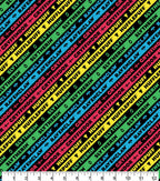 Harry Potter Cotton Fabric House Stripe
