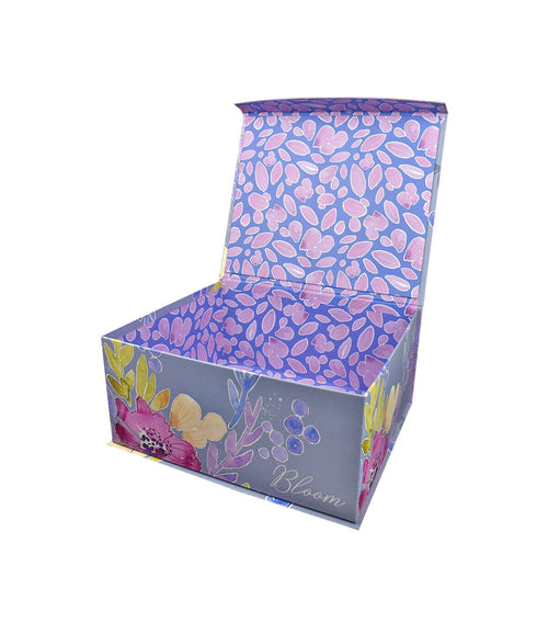 14 Violet Blooms Fliptop Box by Hudson 43