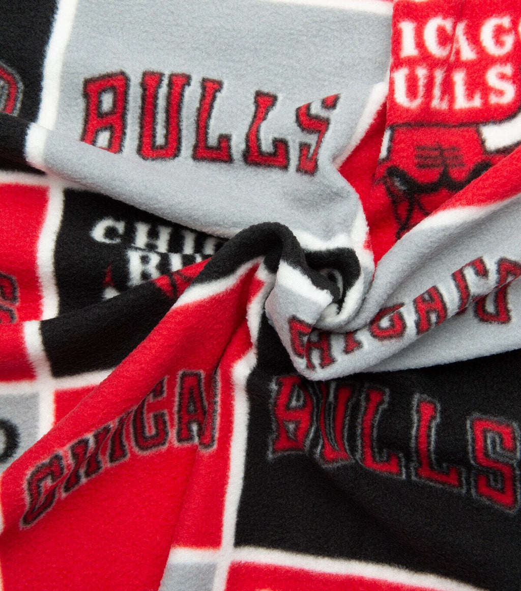 Chicago Bulls Fleece Fabric Block