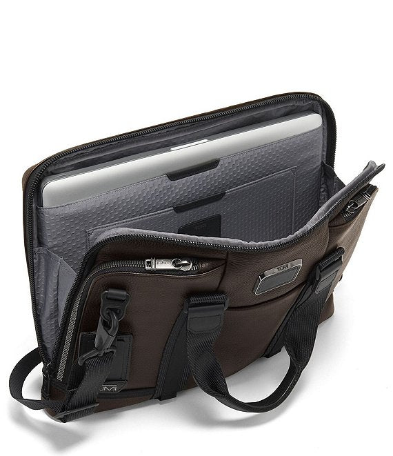 Alpha Bravo Academy Leather Briefcase