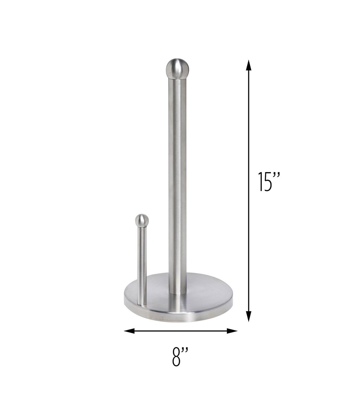 Honey Can Do 8 x 15 Silver Paper Towel Holder