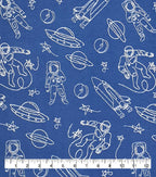 Space Doodles Super Snuggle Flannel Fabric