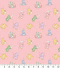 Care Bears Flannel Fabric Playful Pink