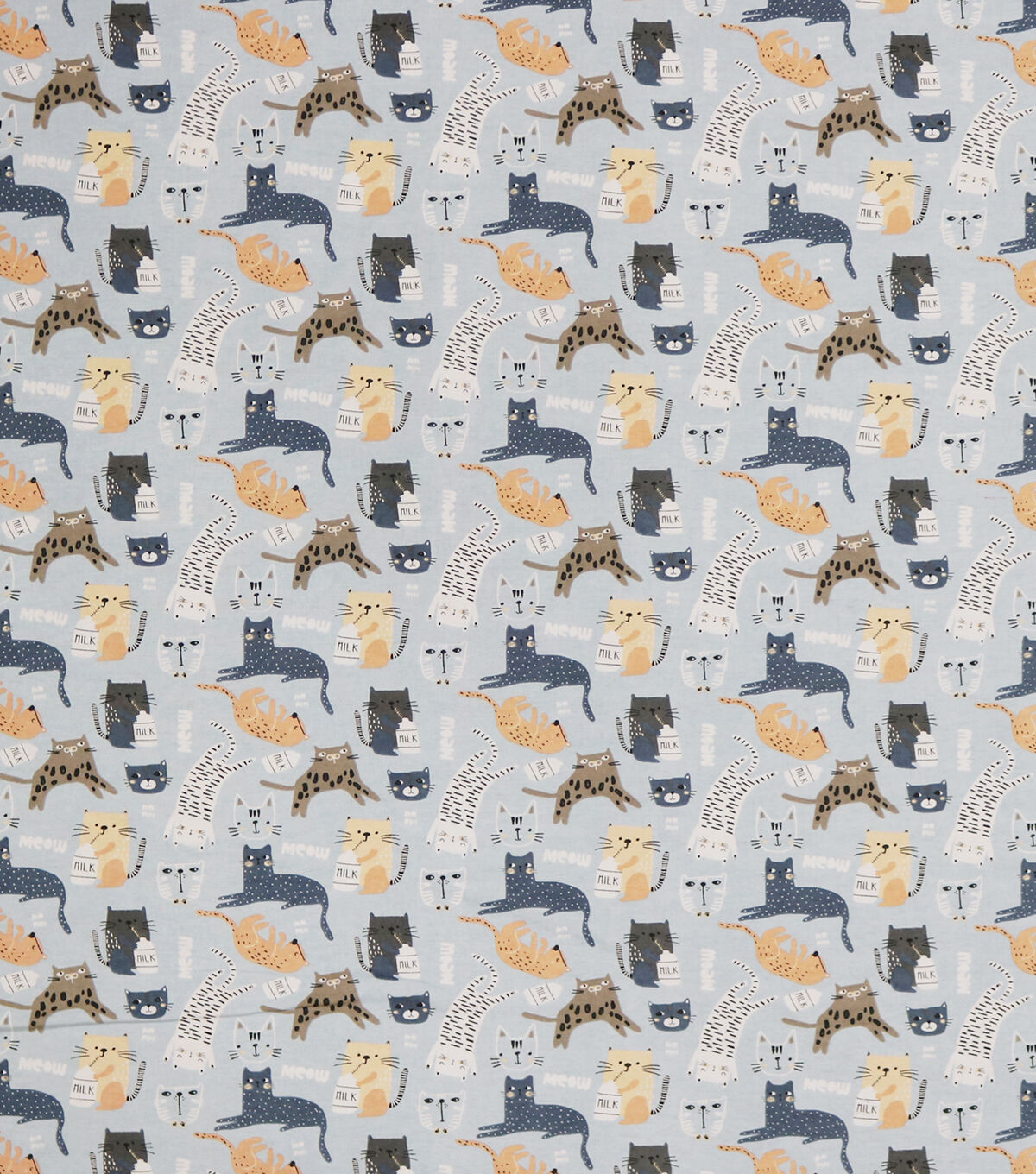 Cats Super Snuggle Flannel Fabric