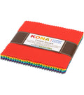 5 Kona Cotton Fabric Shapes 42pc