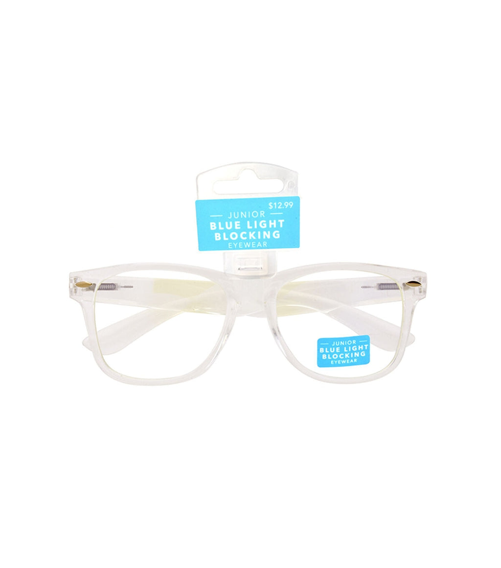 Youth Square Clear Blue Light Glasses