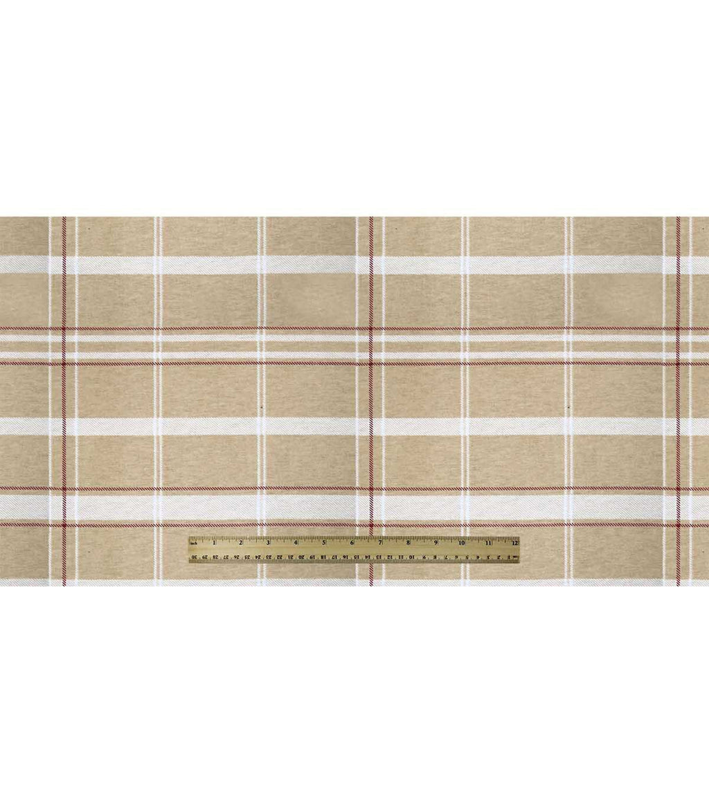 Brown Plaid Super Snuggle Flannel Fabric