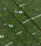 Dino Footprints Super Snuggle Flannel Fabric
