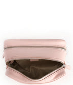 Leather Double Zip Toiletry Bag
