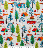 Campers Super Snuggle Flannel Fabric