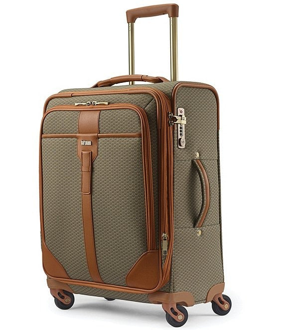 Luxe II Collection Softside Carry-On Expandable Spinner Suitcase