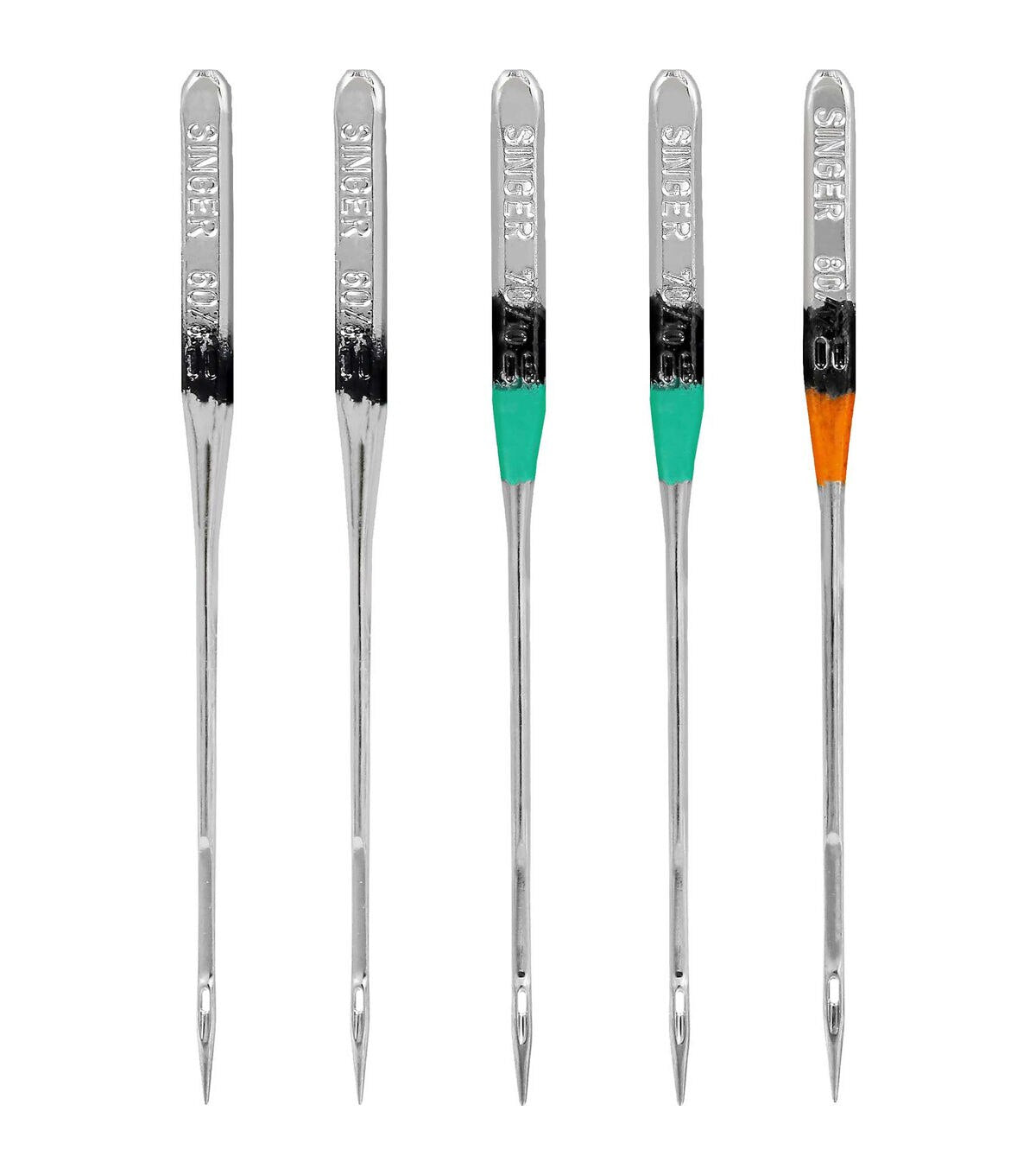 SINGER Universal Microtex Sewing Machine Needles Assorted Sizes 5ct