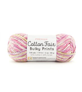 Premier Yarns Fair Multi 130yds Bulky Cotton Blend Yarn