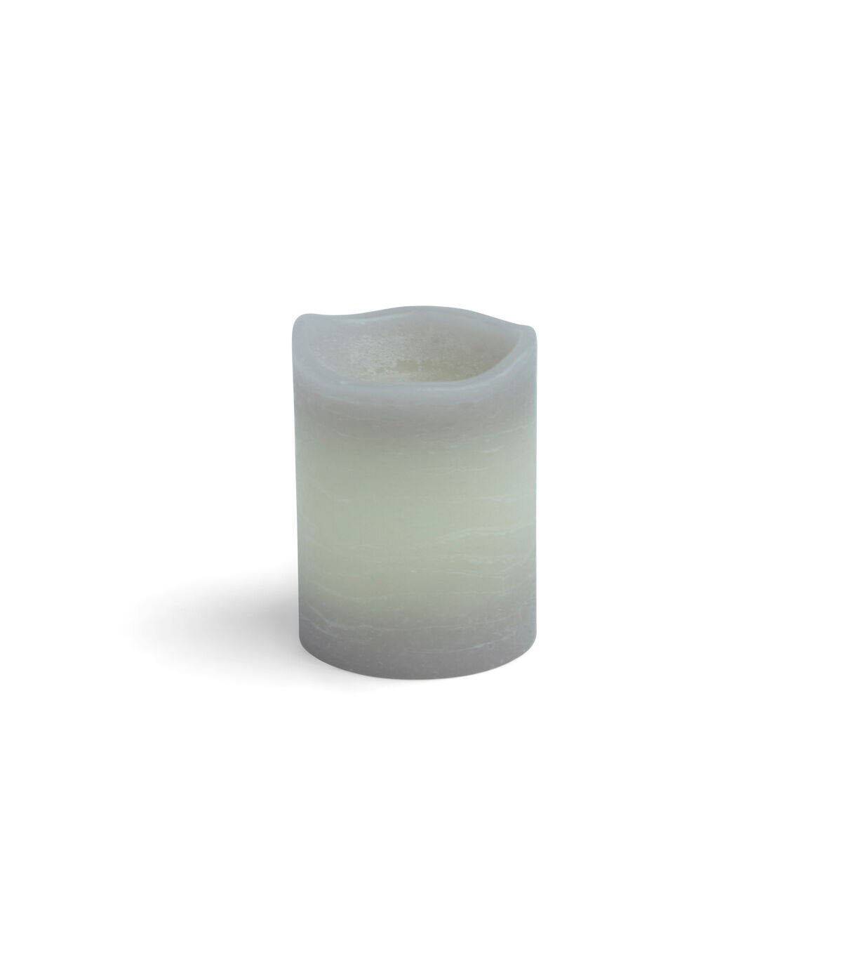 3 x 4 LED Warm Gray Inglow Rustic Pillar Candle by Hudson 43