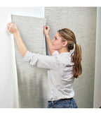 York Wallcoverings Wallpaper Grey Grasscloth