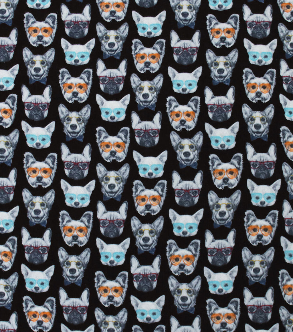 Cool Dogs Super Snuggle Flannel Fabric