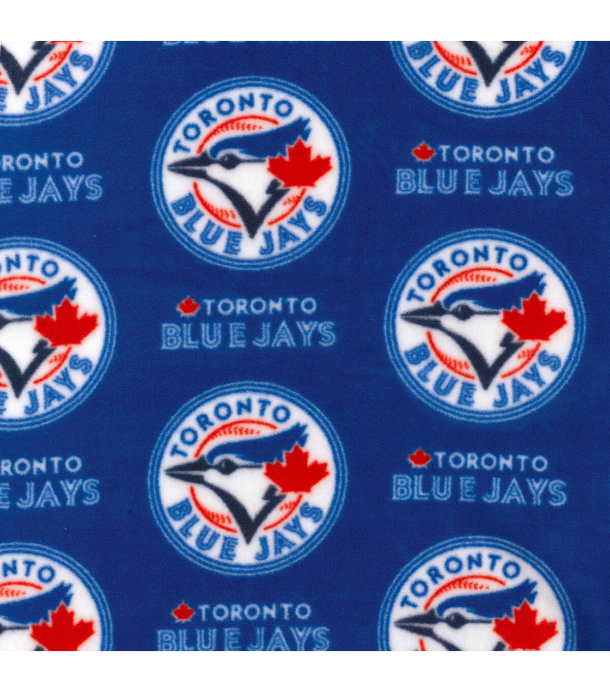 Fabric Traditions Toronto Blue Jays Fleece Fabric Logo