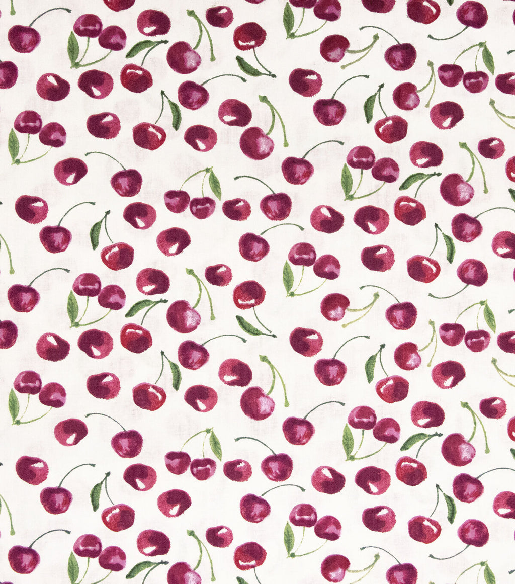 Tossed Cherries Novelty Cotton Fabric