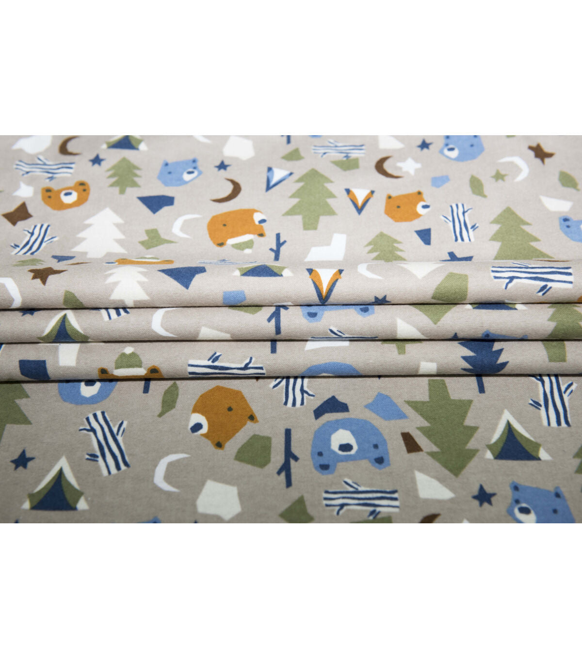 Super Snuggle Tossed Wilderness Baby Flannel Fabric