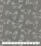 Cats Super Snuggle Flannel Fabric
