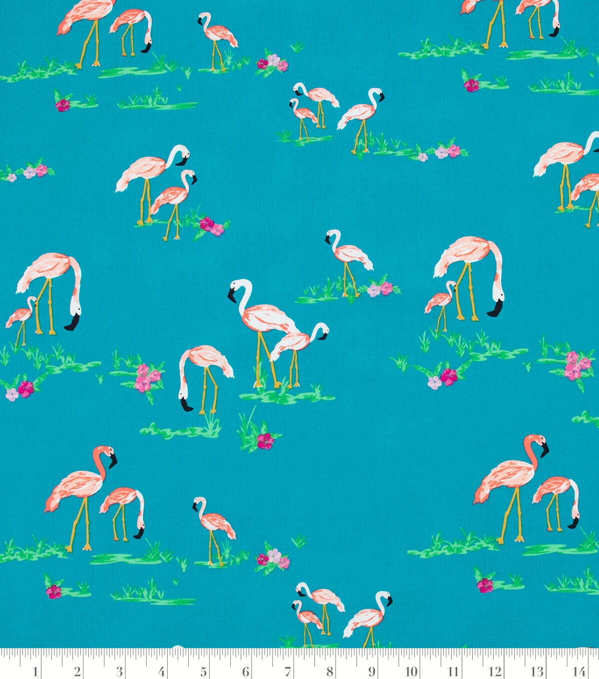 Art Gallery Fabrics Flamingo Field Marina West Palm Cotton Fabric