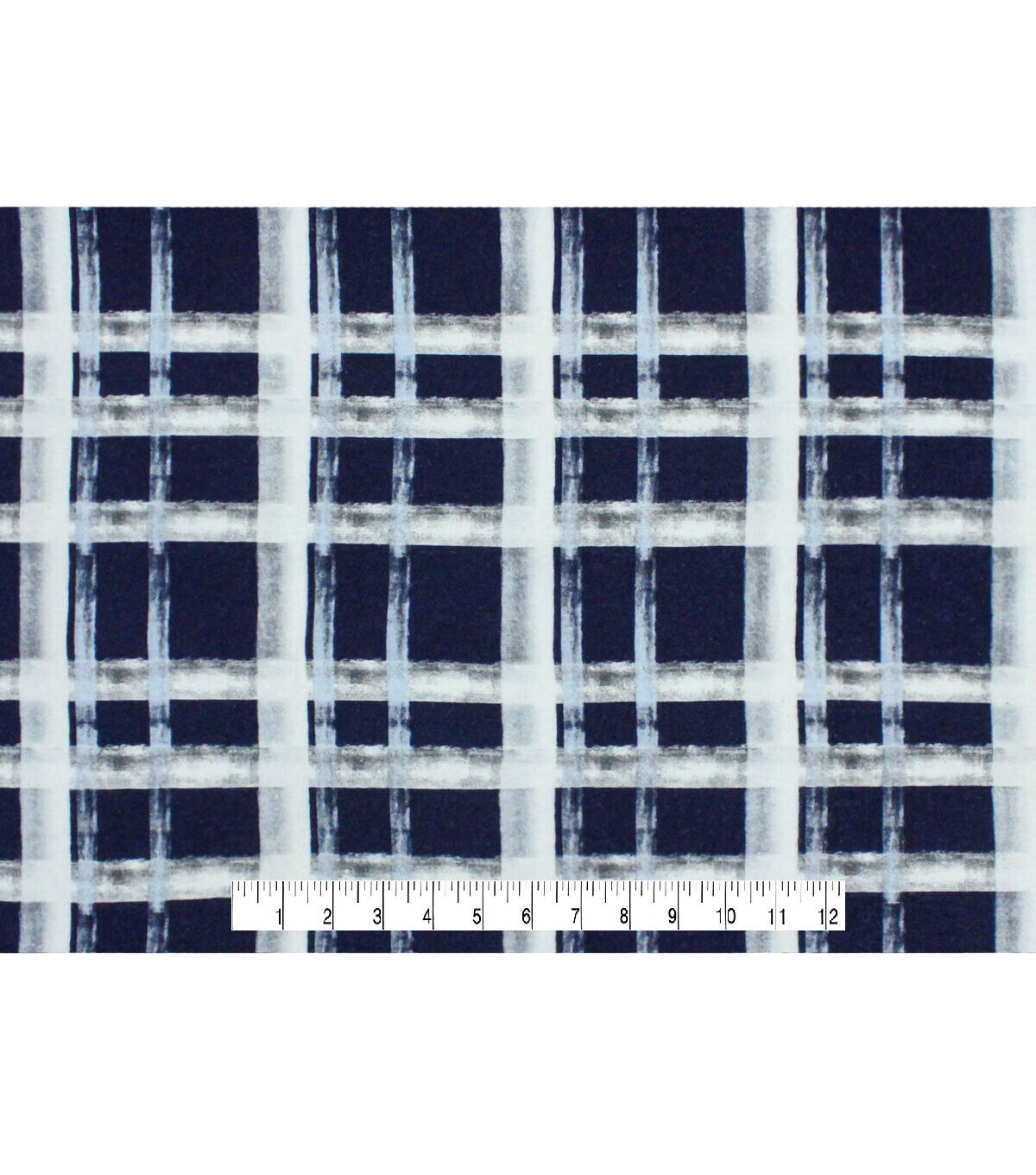Sketchy Plaid Super Snuggle Flannel Fabric