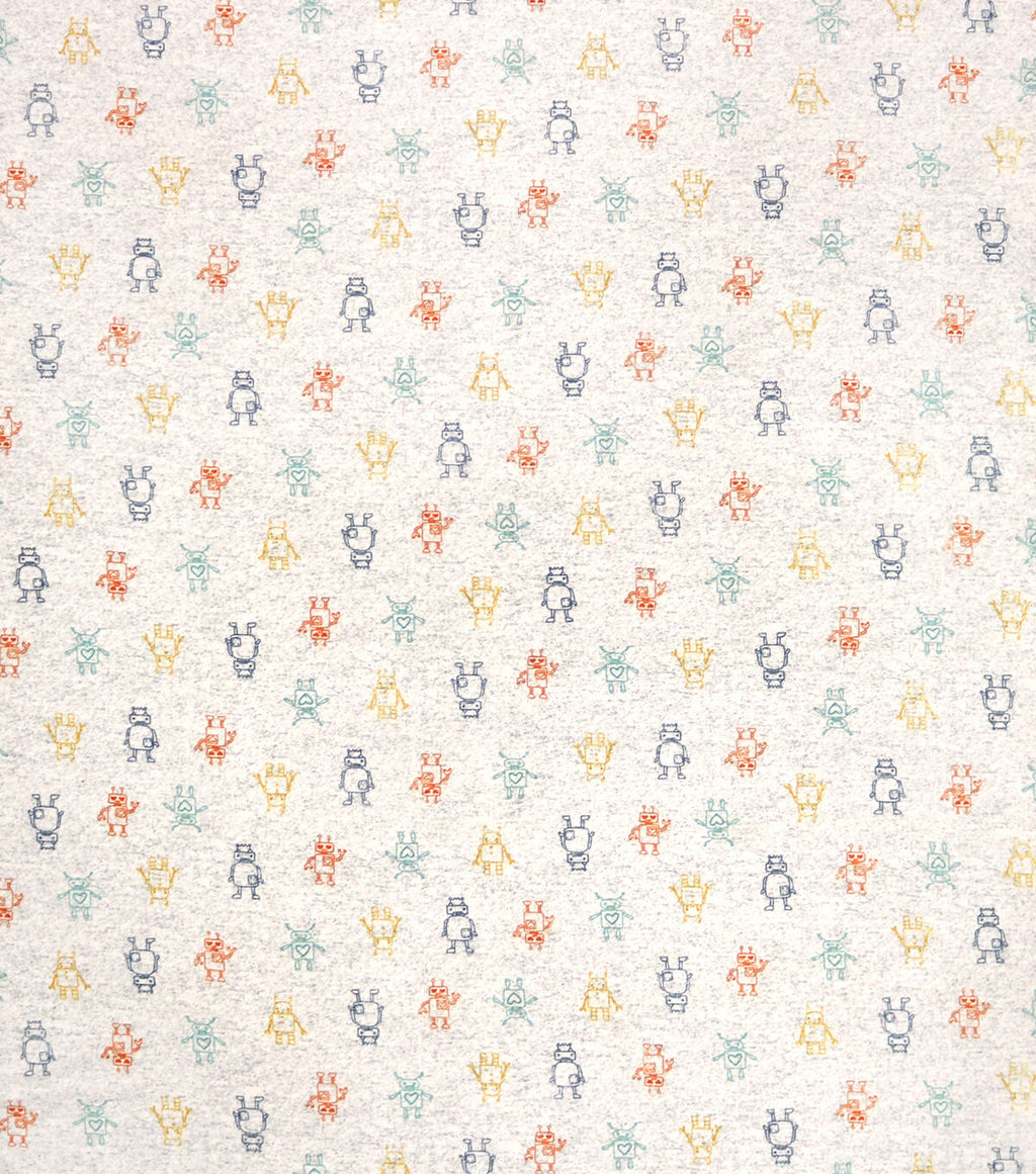 POP! Robot Super Snuggle Flannel Fabric