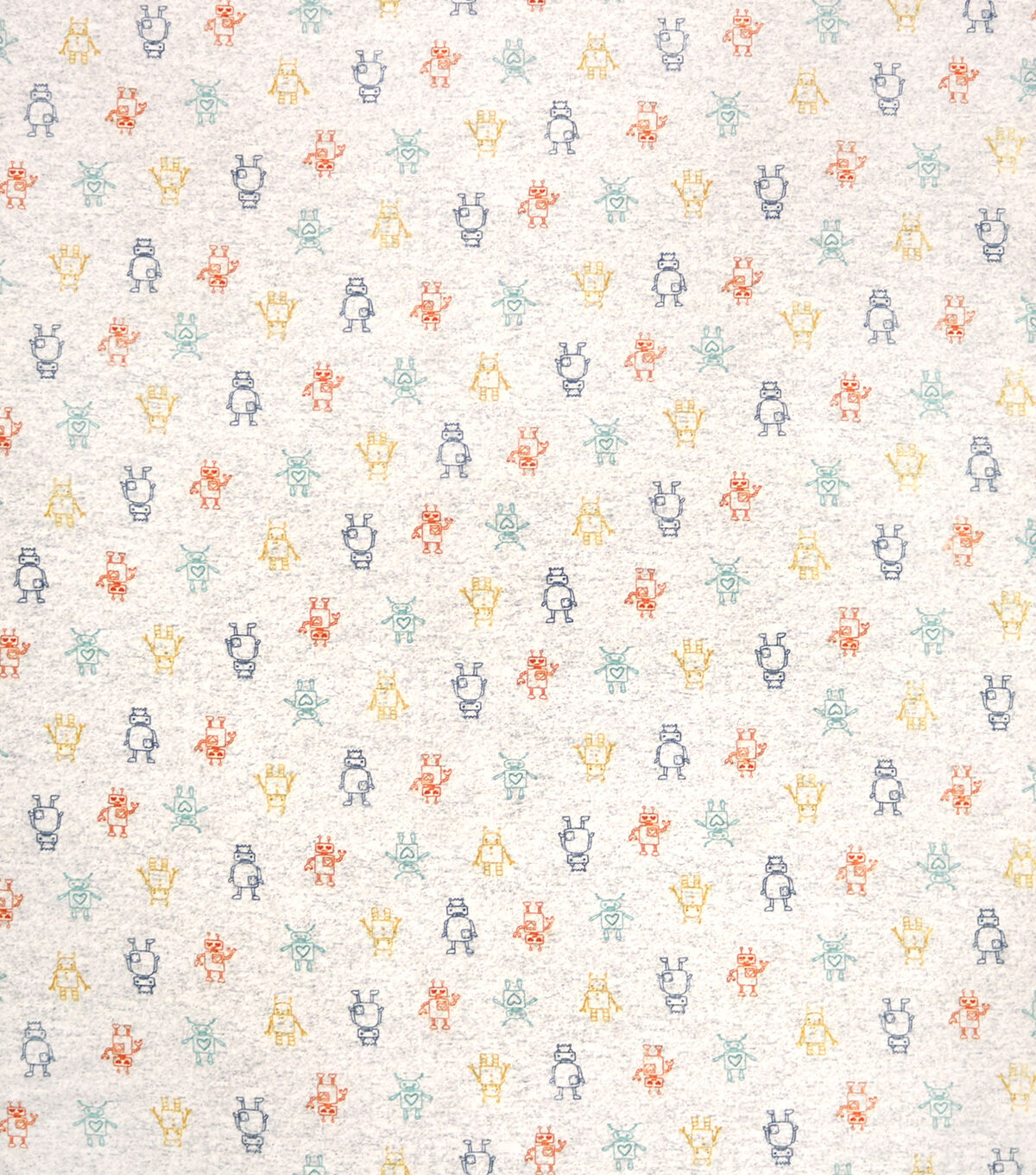 POP! Robot Super Snuggle Flannel Fabric