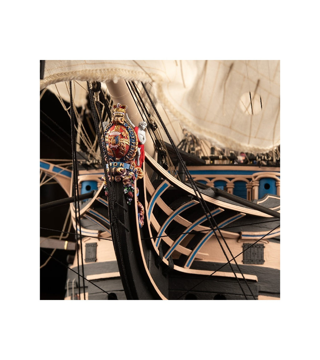 HMS VICTORY Trafalgar 1805 - ANATOMY Version - 1:84 Wooden Scale Model